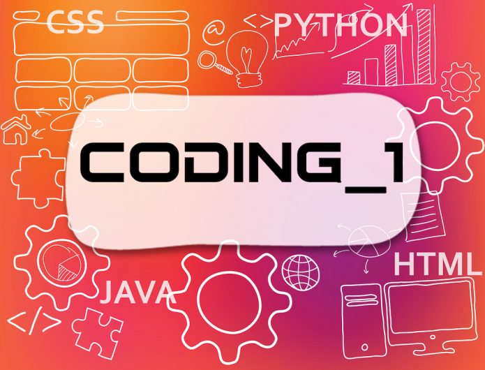 Coding 1a course title graphic