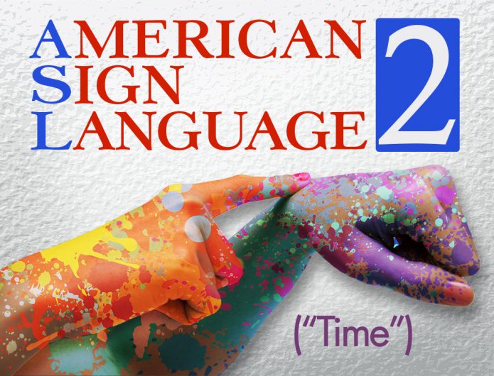 American Sign Language 2 course title graphic