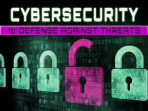 CTE Course - Cybersecurity 1b-Defense Against Threats