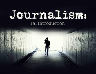 eDL CTE course: Journalism 1a: Introduction