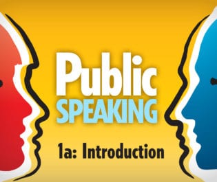 Public Speaking 1a: Introduction