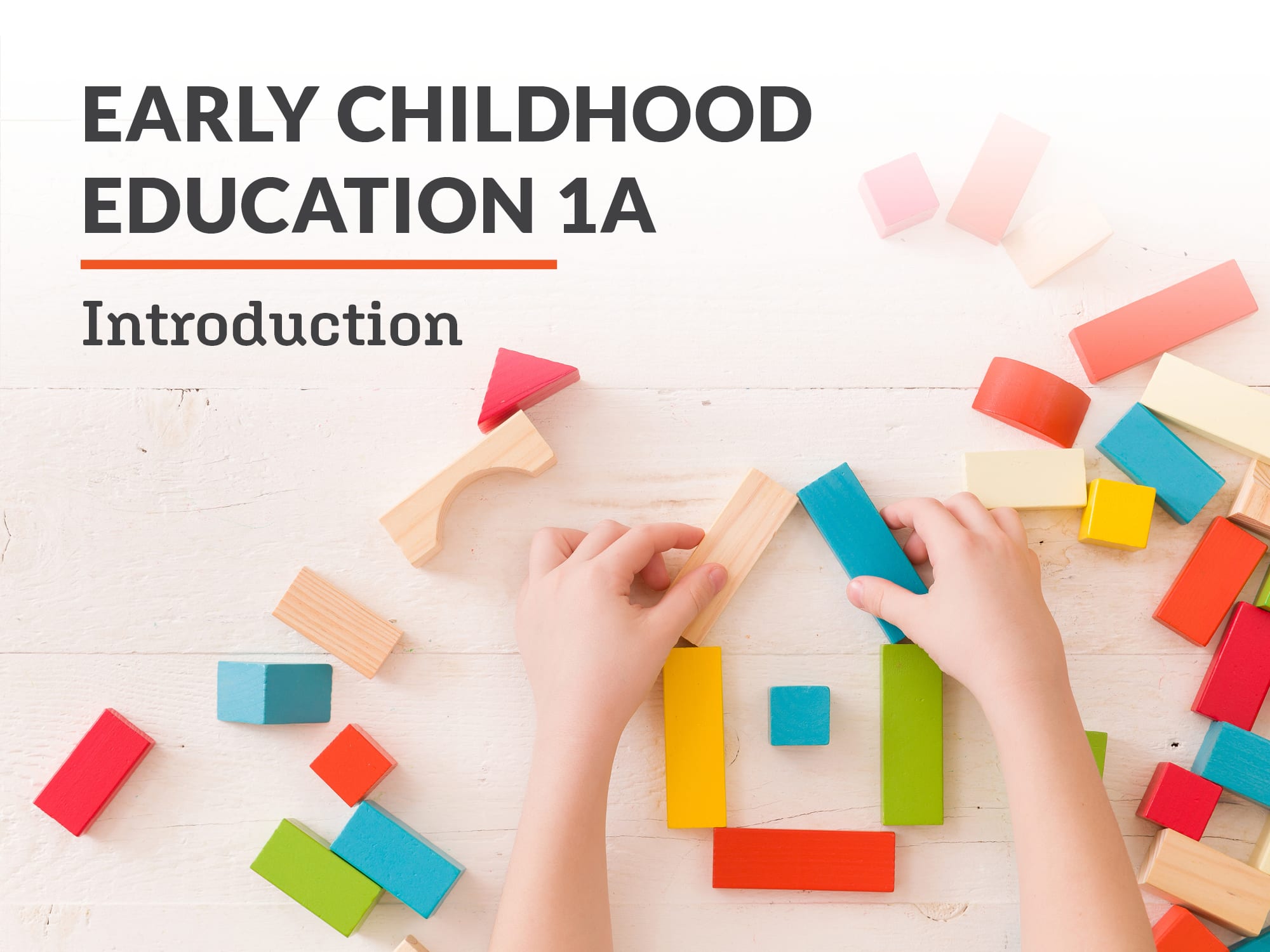 Early Childhood Education 1a: Introduction | eDynamic Learning
