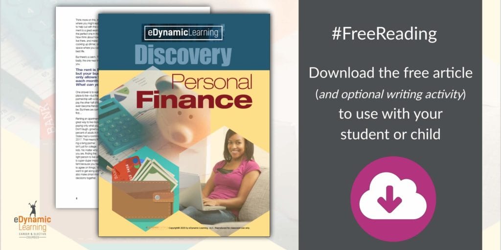 eDynamic Learning Discovery Article: Personal Finance