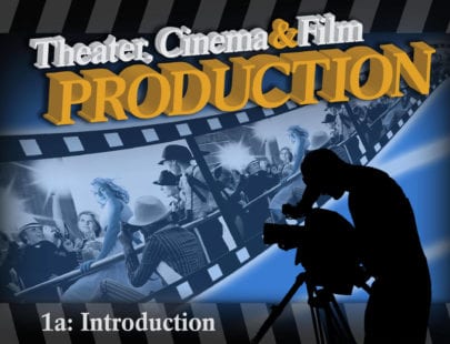 Course: Theater Cinema Film Production 1a: Introduction