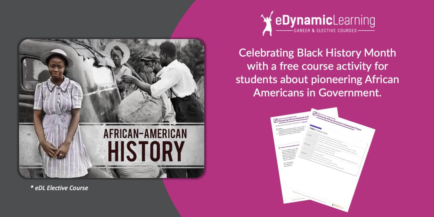 Activity: Pioneering African Americans in Government Project