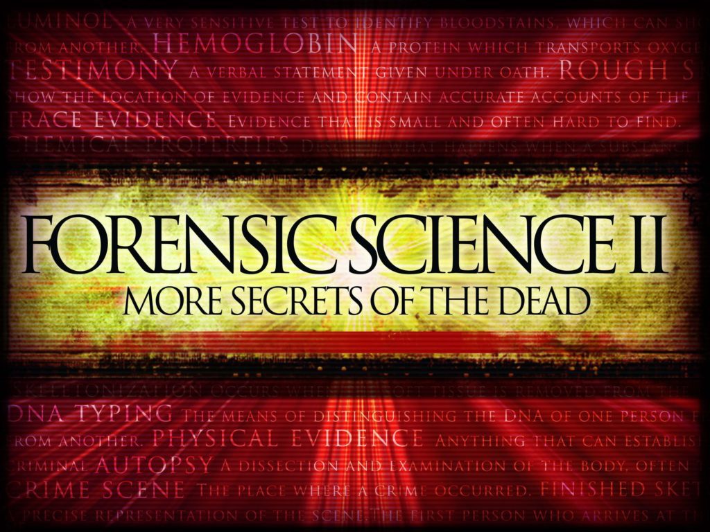 forensic science course