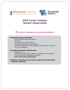 Career Compass Teacher Award Application Guide